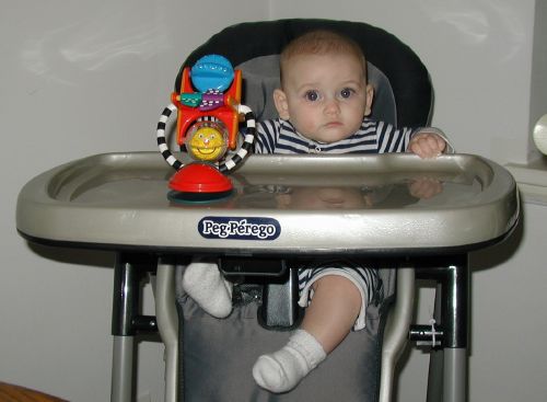 Back home with Little Miss's Big High Chair