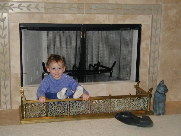 In the Fireplace