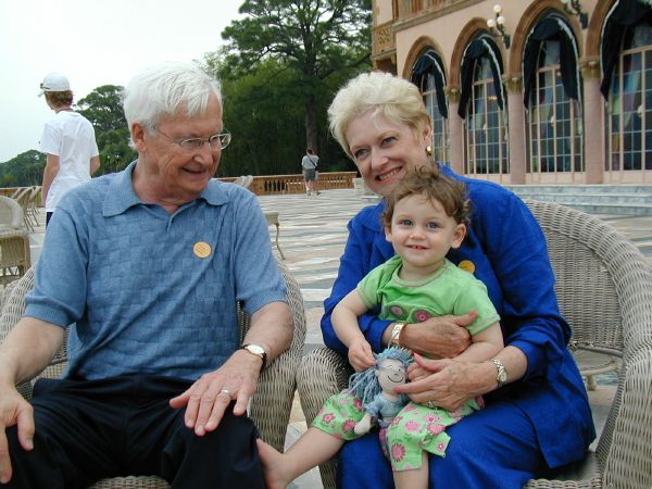 Annie with the Grandparents (and Mimi)