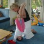 Headstands with Auntie Anne