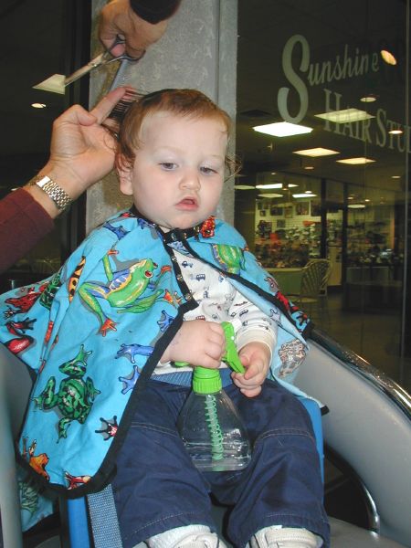 Will's First Haircut